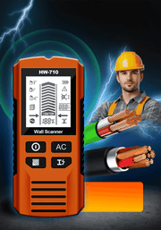 6-in-1 Smart Wall Scanner – Stud, Metal & Live AC Detector
