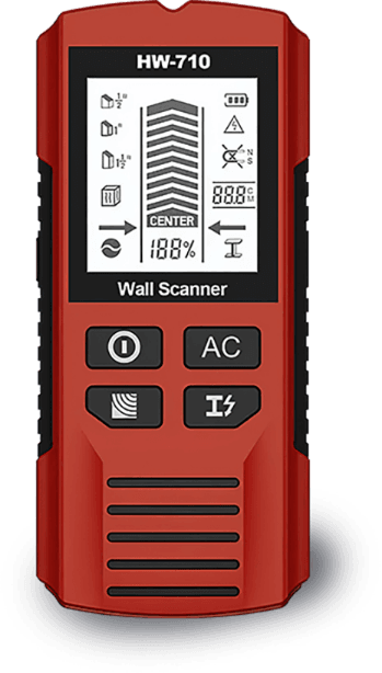 6-in-1 Smart Wall Scanner – Stud, Metal & Live AC Detector