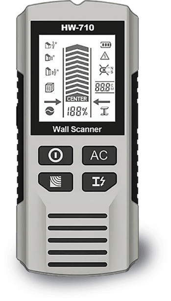 6-in-1 Smart Wall Scanner – Stud, Metal & Live AC Detector