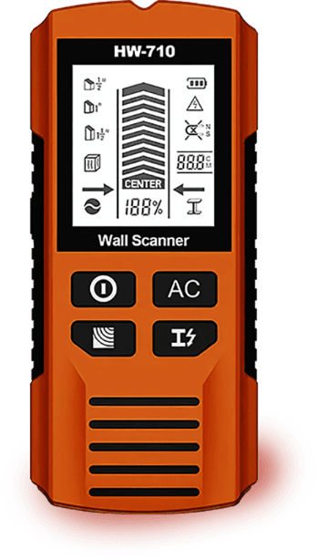 6-in-1 Smart Wall Scanner – Stud, Metal & Live AC Detector